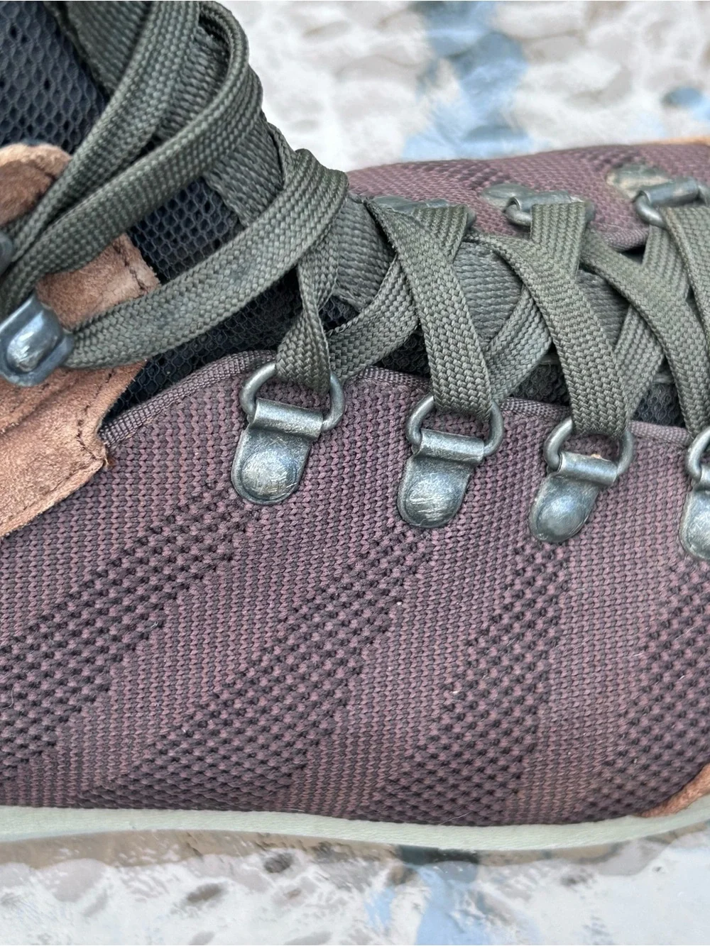LL Bean Men’s Size 10.5 Vista Hiker Mid Boots Brown Suede Leather & Mesh